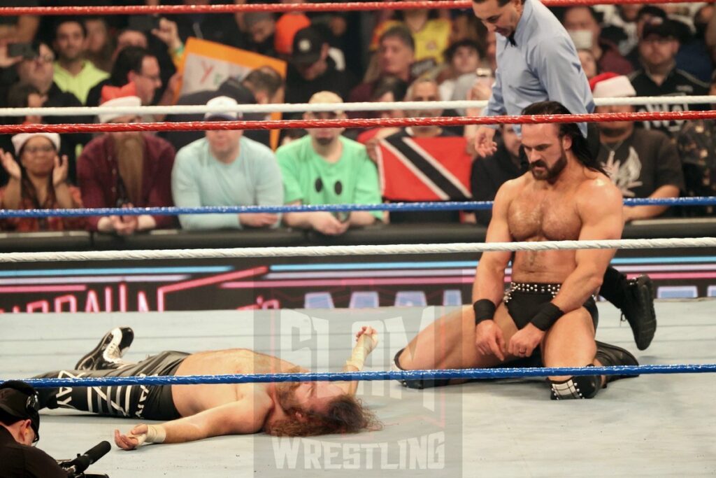 Drew McIntyre vs. Sami Zayn at WWE Saturday Night's Main Event on Saturday, December 14, 2024, at the Nassau Veterans Memorial Coliseum in Uniondale, New York. Photo by George Tahinos, georgetahinos.smugmug.com