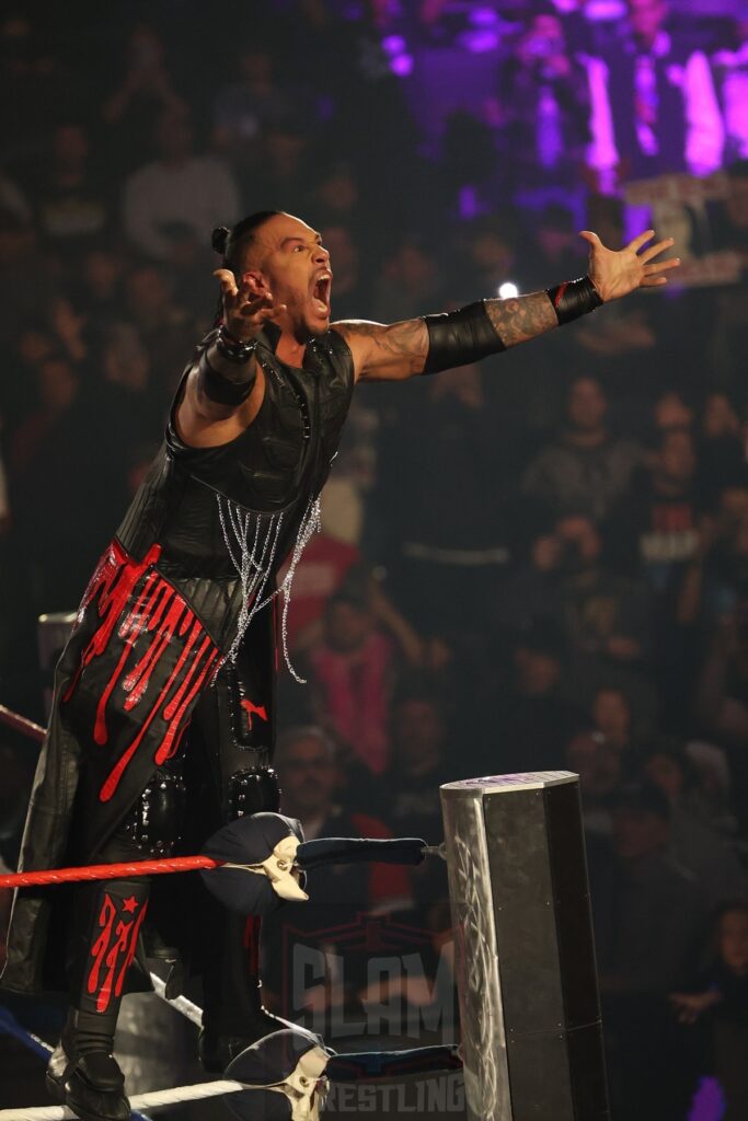 Damian Priest at WWE Saturday Night's Main Event on Saturday, December 14, 2024, at the Nassau Veterans Memorial Coliseum in Uniondale, New York. Photo by George Tahinos, georgetahinos.smugmug.com