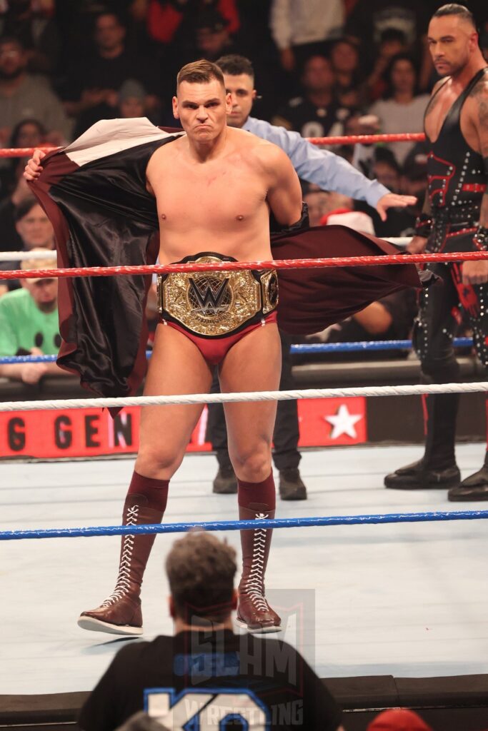 World Heavyweight Champion Gunther at WWE Saturday Night's Main Event on Saturday, December 14, 2024, at the Nassau Veterans Memorial Coliseum in Uniondale, New York. Photo by George Tahinos, georgetahinos.smugmug.com