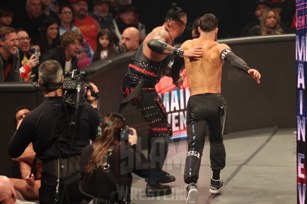 World Heavyweight Championship Match: Finn Balor vs. Damian Priest vs. Gunther (c) at WWE Saturday Night's Main Event on Saturday, December 14, 2024, at the Nassau Veterans Memorial Coliseum in Uniondale, New York. Photo by George Tahinos, georgetahinos.smugmug.com