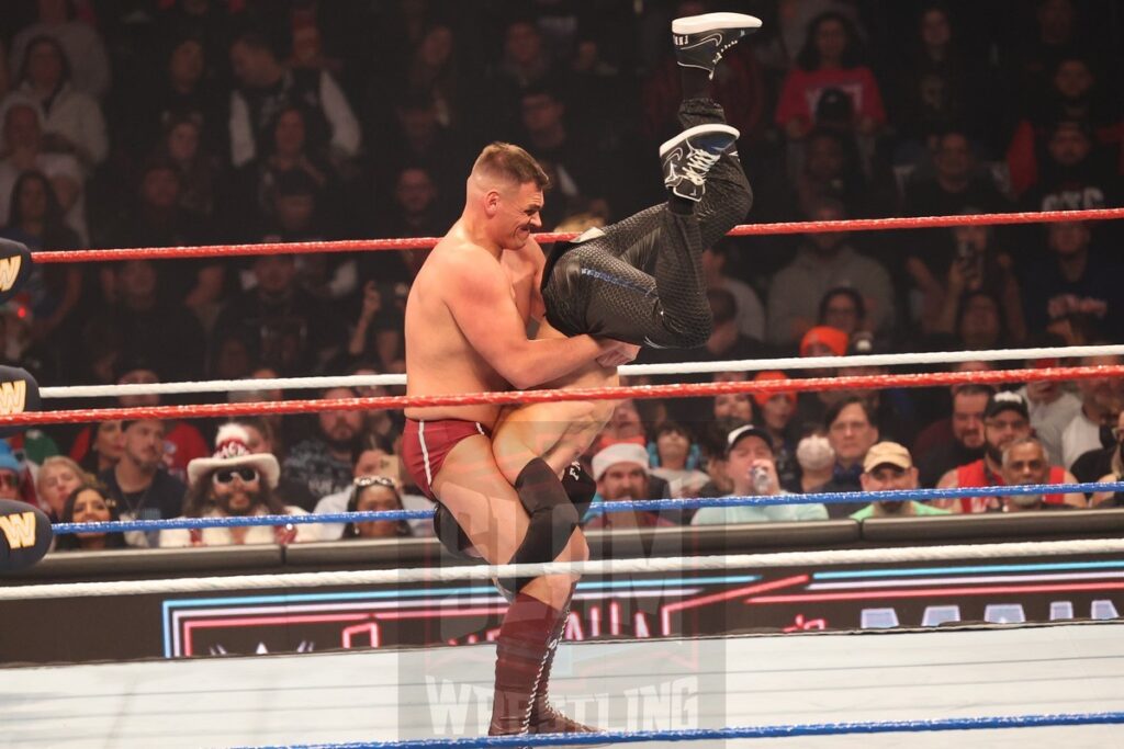 World Heavyweight Championship Match: Finn Balor vs. Damian Priest vs. Gunther (c) at WWE Saturday Night's Main Event on Saturday, December 14, 2024, at the Nassau Veterans Memorial Coliseum in Uniondale, New York. Photo by George Tahinos, georgetahinos.smugmug.com