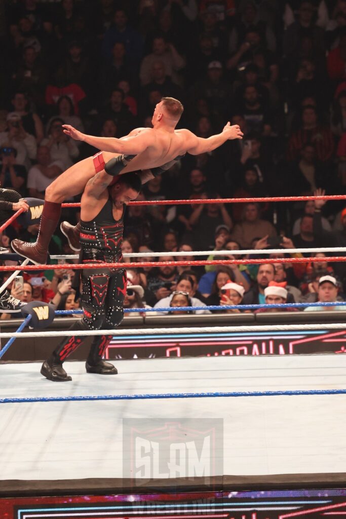 World Heavyweight Championship Match: Finn Balor vs. Damian Priest vs. Gunther (c) at WWE Saturday Night's Main Event on Saturday, December 14, 2024, at the Nassau Veterans Memorial Coliseum in Uniondale, New York. Photo by George Tahinos, georgetahinos.smugmug.com