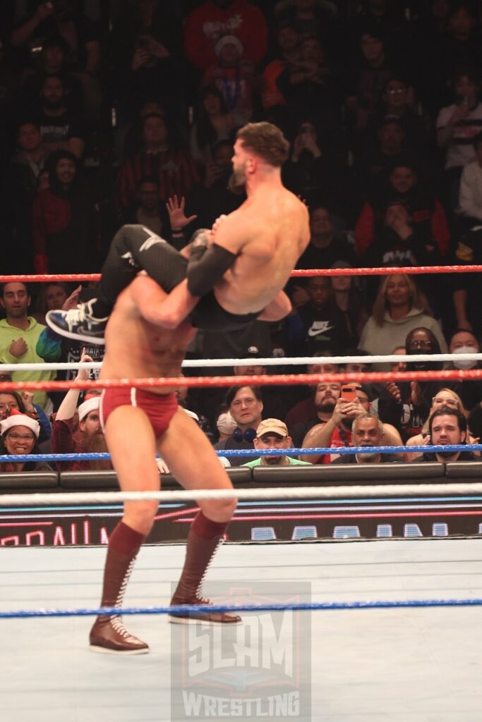 World Heavyweight Championship Match: Finn Balor vs. Damian Priest vs. Gunther (c) at WWE Saturday Night's Main Event on Saturday, December 14, 2024, at the Nassau Veterans Memorial Coliseum in Uniondale, New York. Photo by George Tahinos, georgetahinos.smugmug.com