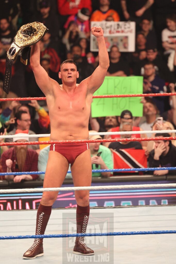 World Heavyweight Champion Gunther at WWE Saturday Night's Main Event on Saturday, December 14, 2024, at the Nassau Veterans Memorial Coliseum in Uniondale, New York. Photo by George Tahinos, georgetahinos.smugmug.com