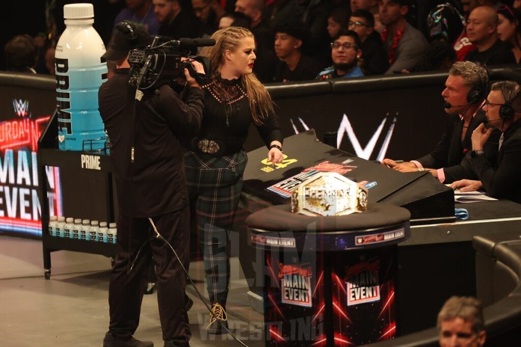 Women's United States Championship Tournament Final: Chelsea Green (w/ Piper Niven) vs. Michin at WWE Saturday Night's Main Event on Saturday, December 14, 2024, at the Nassau Veterans Memorial Coliseum in Uniondale, New York. Photo by George Tahinos, georgetahinos.smugmug.com