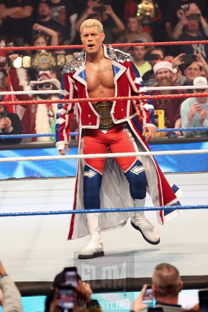 Undisputed WWE Champion Cody Rhodes at WWE Saturday Night's Main Event on Saturday, December 14, 2024, at the Nassau Veterans Memorial Coliseum in Uniondale, New York. Photo by George Tahinos, georgetahinos.smugmug.com