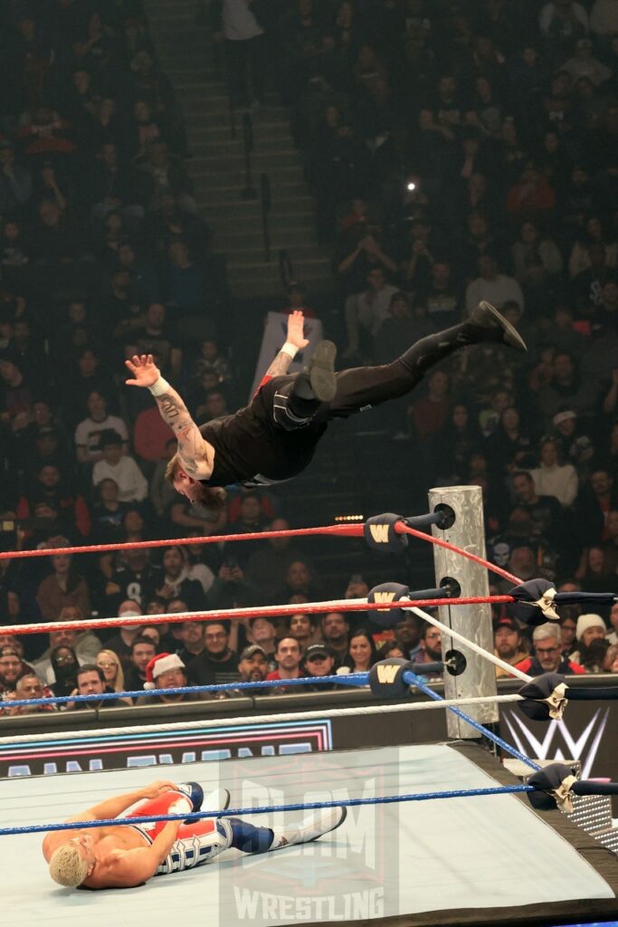 Undisputed WWE Championship Match: Kevin Owens vs. Cody Rhodes (c) at WWE Saturday Night's Main Event on Saturday, December 14, 2024, at the Nassau Veterans Memorial Coliseum in Uniondale, New York. Photo by George Tahinos, georgetahinos.smugmug.com