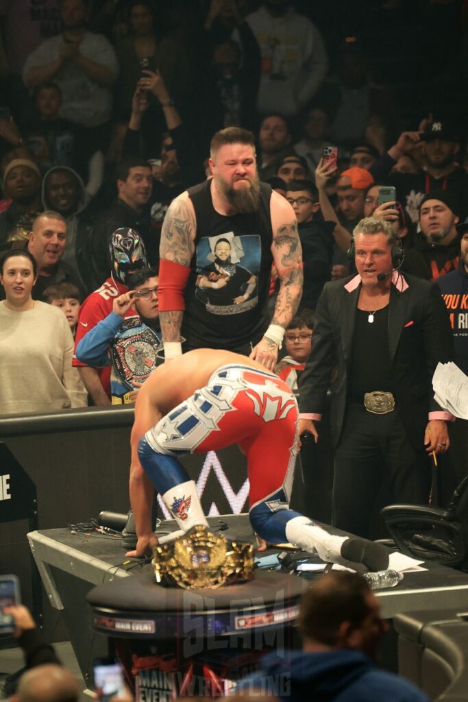 Undisputed WWE Championship Match: Kevin Owens vs. Cody Rhodes (c) at WWE Saturday Night's Main Event on Saturday, December 14, 2024, at the Nassau Veterans Memorial Coliseum in Uniondale, New York. Photo by George Tahinos, georgetahinos.smugmug.com