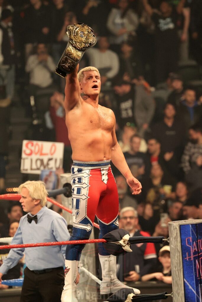 Undisputed WWE Champion Cody Rhodes at WWE Saturday Night's Main Event on Saturday, December 14, 2024, at the Nassau Veterans Memorial Coliseum in Uniondale, New York. Photo by George Tahinos, georgetahinos.smugmug.com