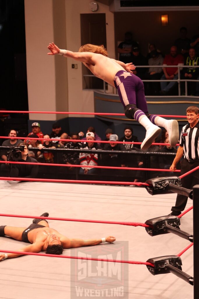 Katsuyori Shibata vs Tommy Billington at Ring of Honor's Final Battle on Friday, December 20, 2024, at the Hammerstein Ballroom in New York, New York. Photo by George Tahinos, georgetahinos.smugmug.com