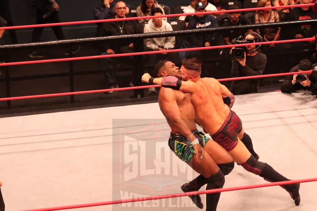 ROH Pure Championship Match: Lee Moriarty (c) vs Nigel McGuinness at Ring of Honor's Final Battle on Friday, December 20, 2024, at the Hammerstein Ballroom in New York, New York. Photo by George Tahinos, georgetahinos.smugmug.com