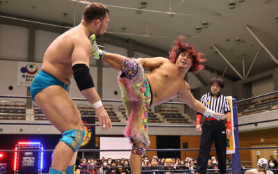 Historic match decides B Block winner at World Tag League