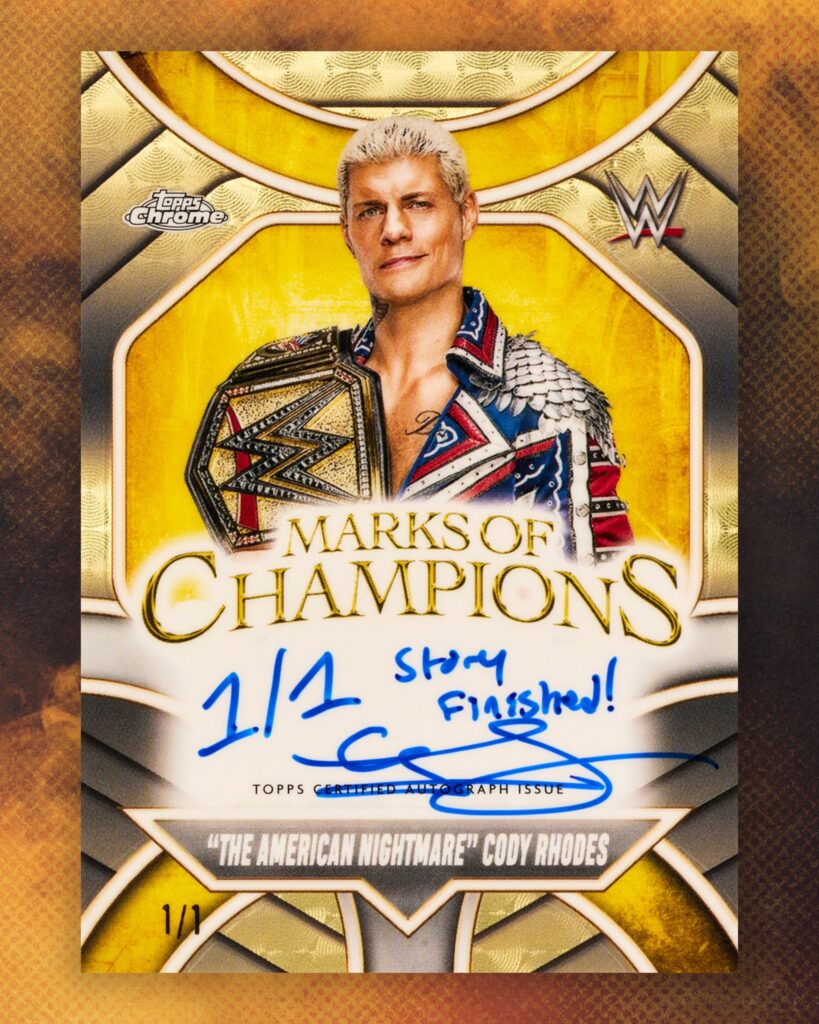 2025 topps wwe cody rhodes