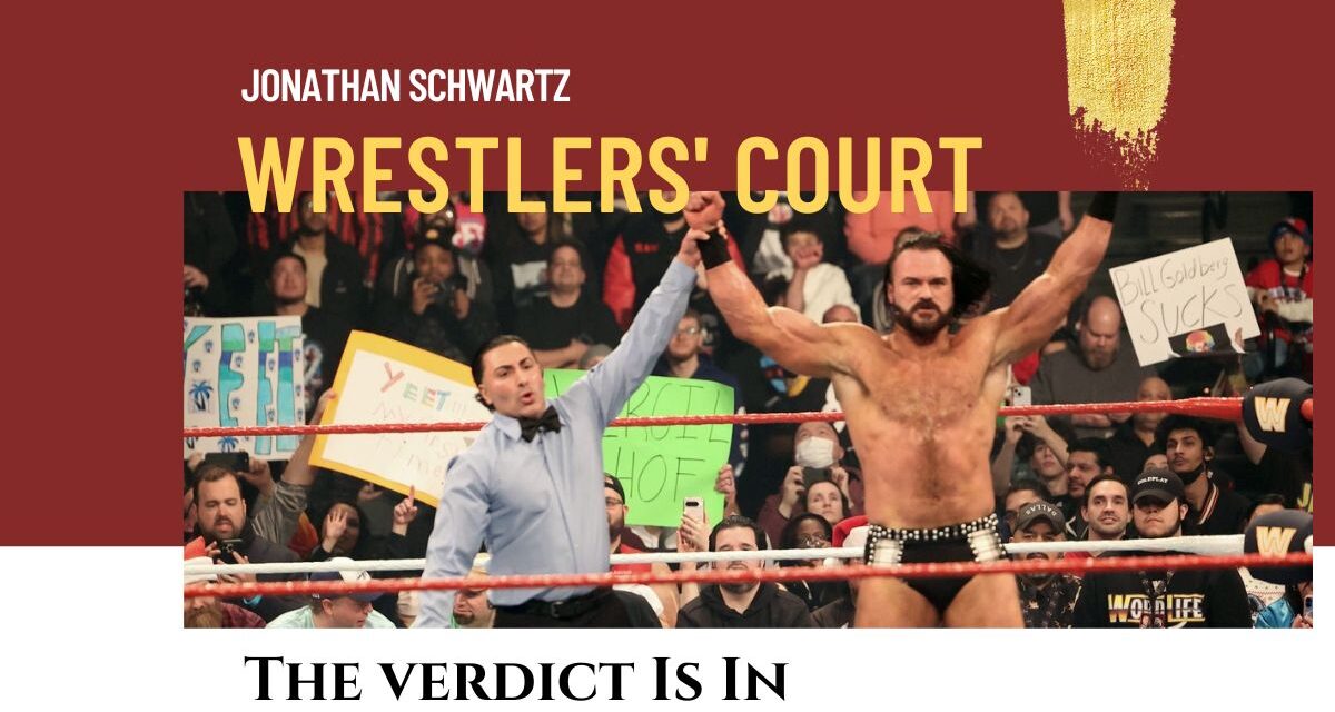 Wrestlers’ Court: McIntyre loses WWE Championship, wins Golden Schwartz