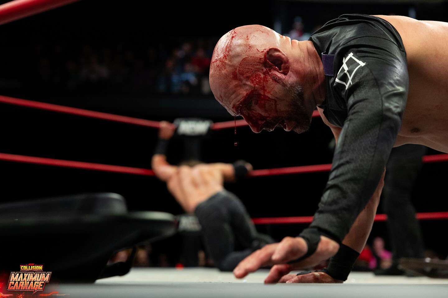 Christopher Daniels in his final match vs against "Hangman" Adam Page on January 18, 2025, at AEW Collision: Maximum Carnage 