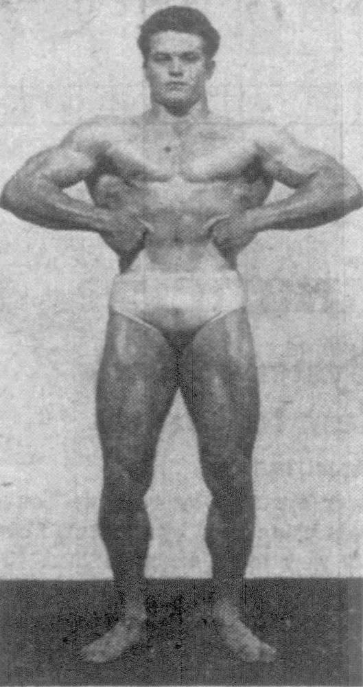 Bill Melby in 1947, before starting as a pro wrestler.