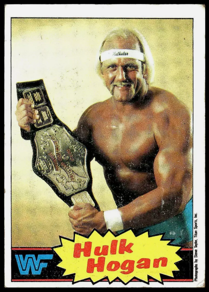 1985 topps hulk hogan