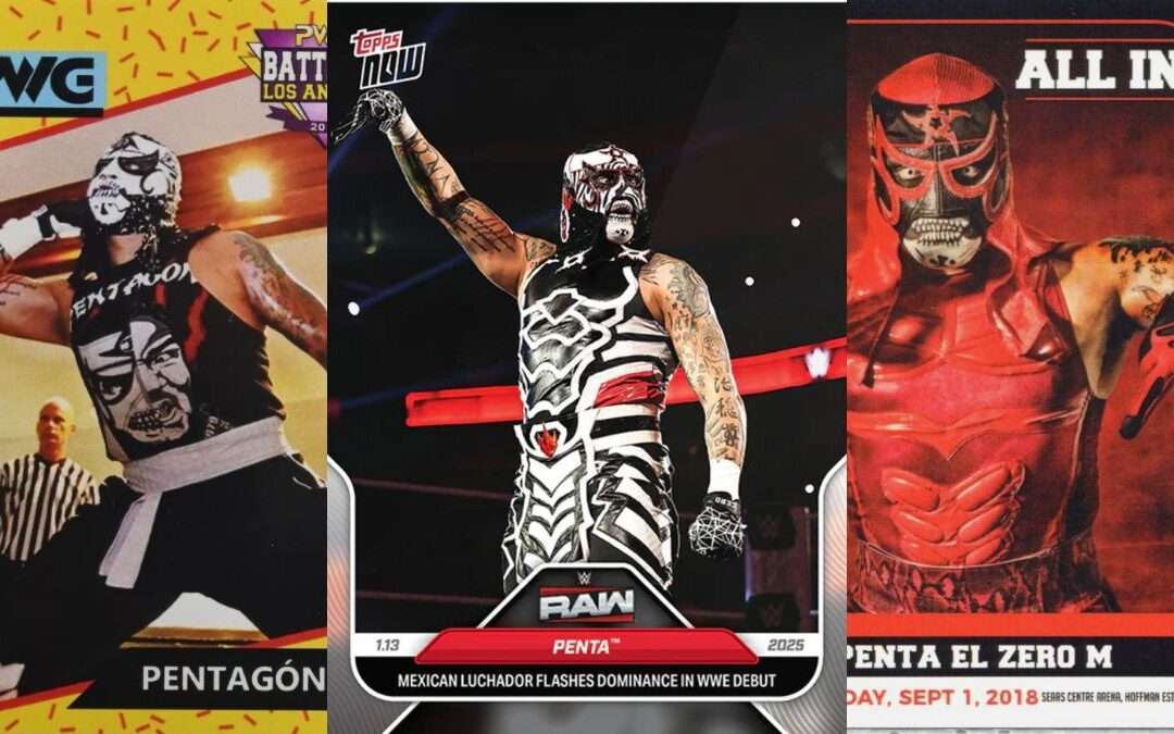 The wrestling cards of Penta and his Lucha Underground alumni