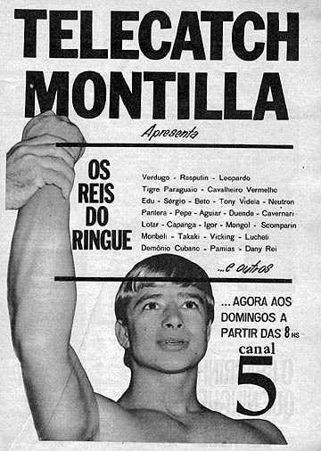 A Telecatch Montilla ad with Ted Boy Marino