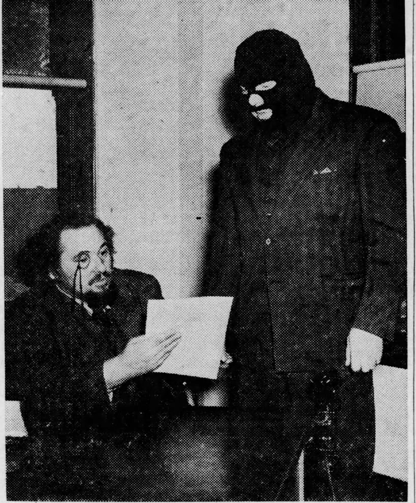 Count Rossi and Frank Sexton as Black Panther, 1941.