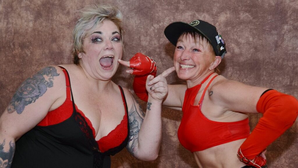 Mickie Knuckles and Randi West at Divine