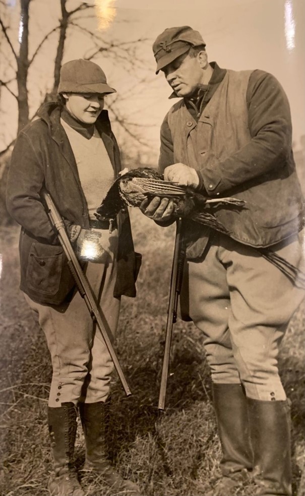 Jim McMillen hunting with his wife.