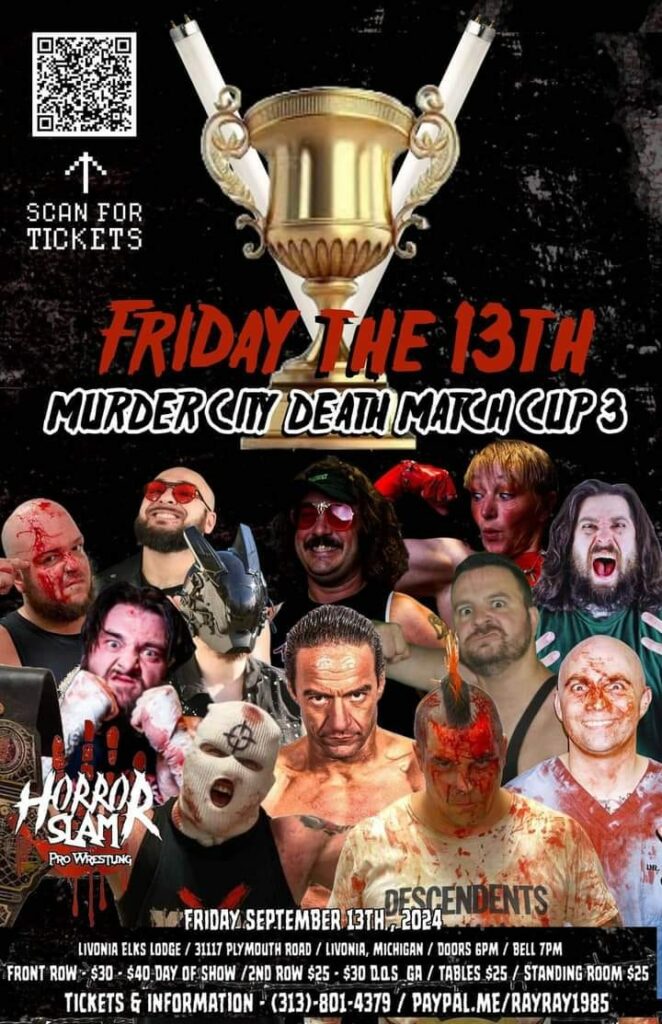 Horror Slam Death Match Cup Poster 2024