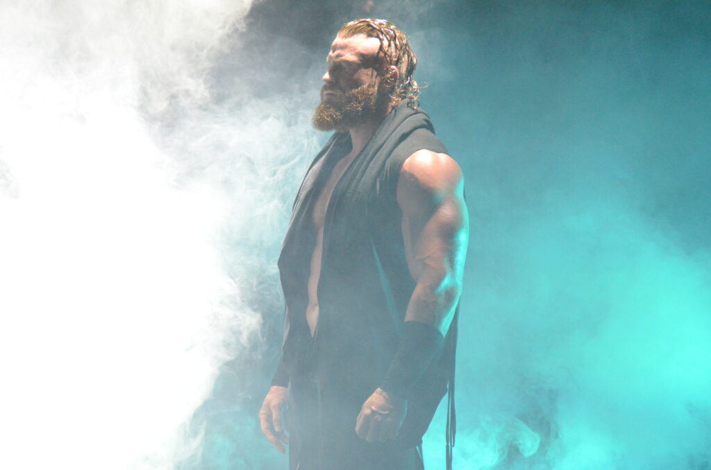 Buddy Matthews at AEW Collision on October 4 2024 in Toledo, Ohio. Photo by Brad McFarlin. 