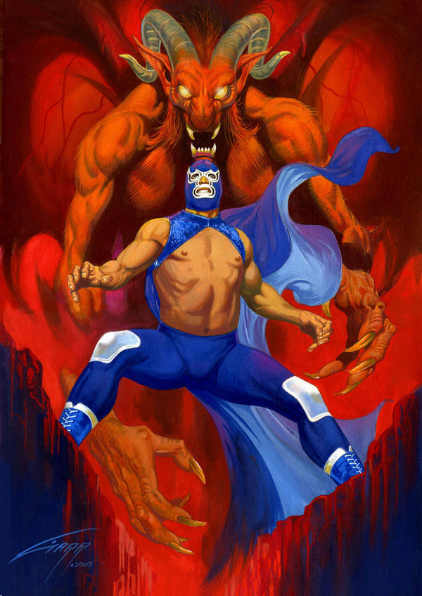 blue demon by rafael gallur