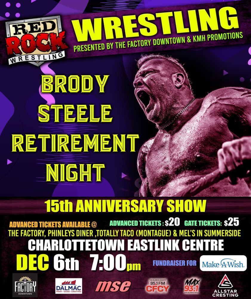 Brody Steele's retirement at Red Rock Wrestling on Friday, December 6, 2024. 